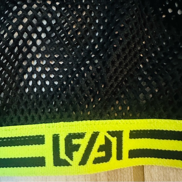 LF THE BRAND: Black Mesh crop top, Medium - Picture 4 of 4